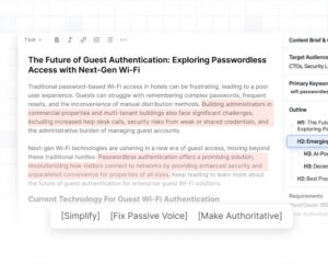 content writing and editing