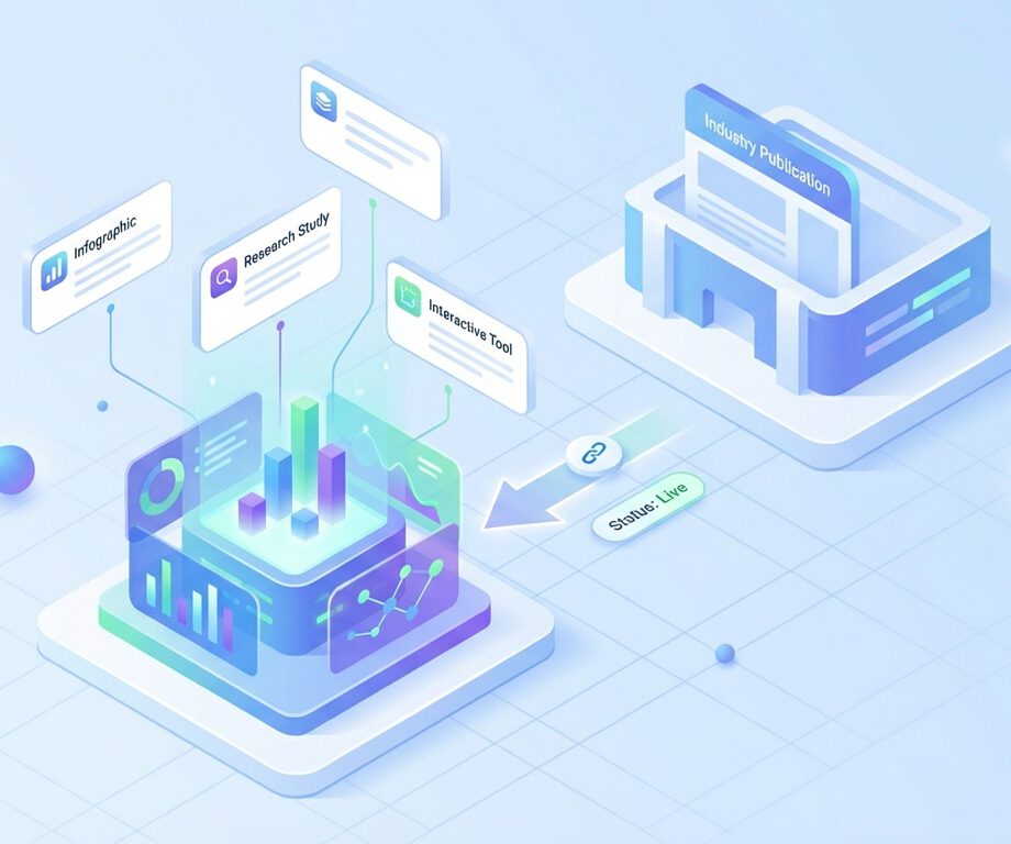 creating linkable assets that earn passive backlinks from industry publications 1