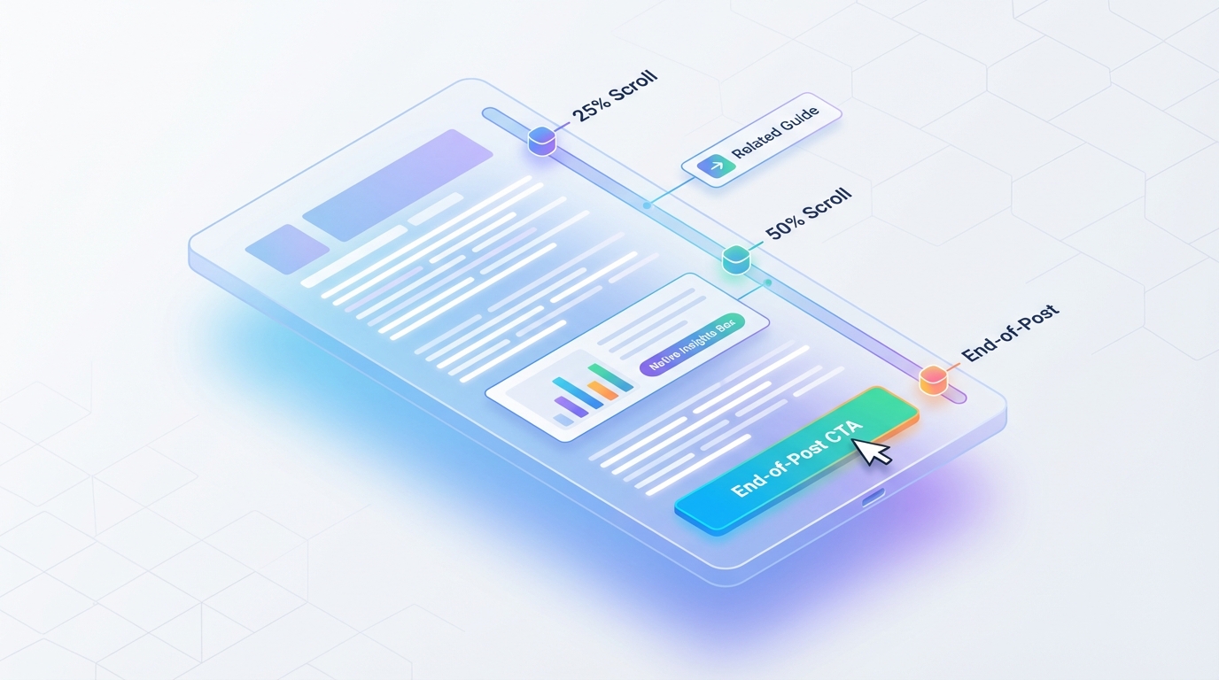 strategic cta placement in long form content to boost signups