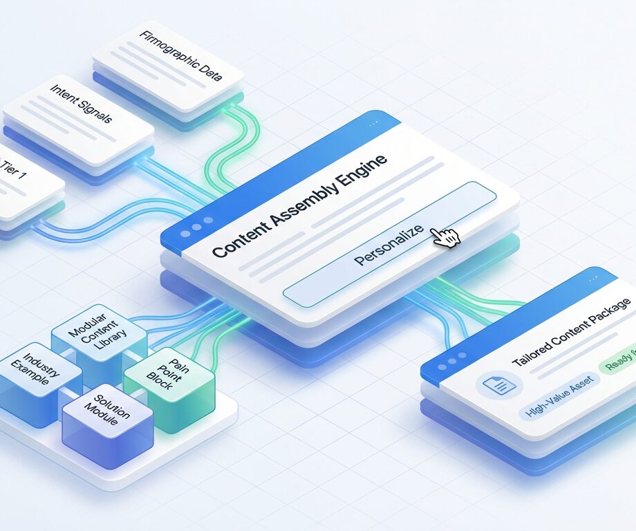 personalizing content at scale for high value account based marketing campaigns