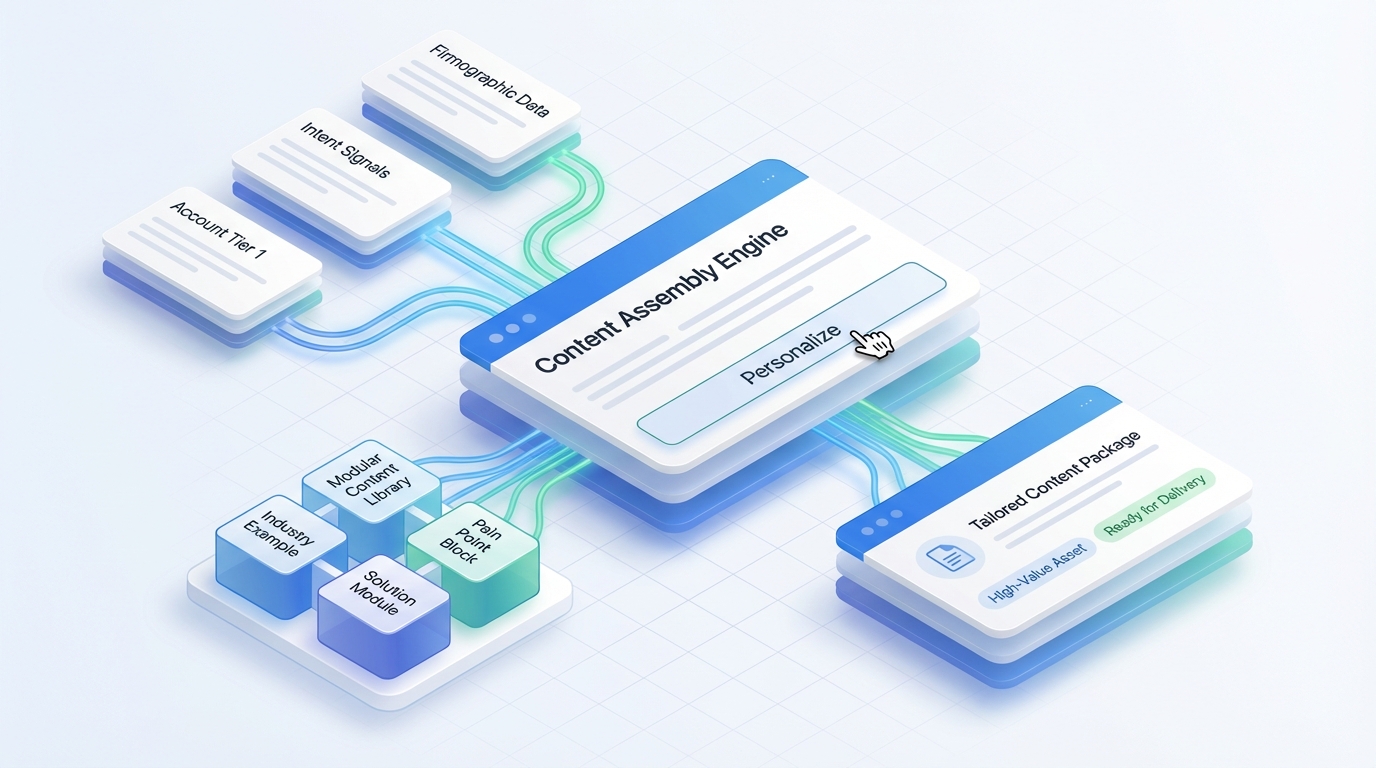 personalizing content at scale for high value account based marketing campaigns