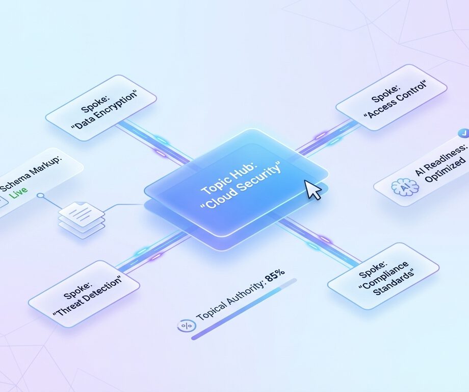 building a semantic web of content to establish deep topical authority