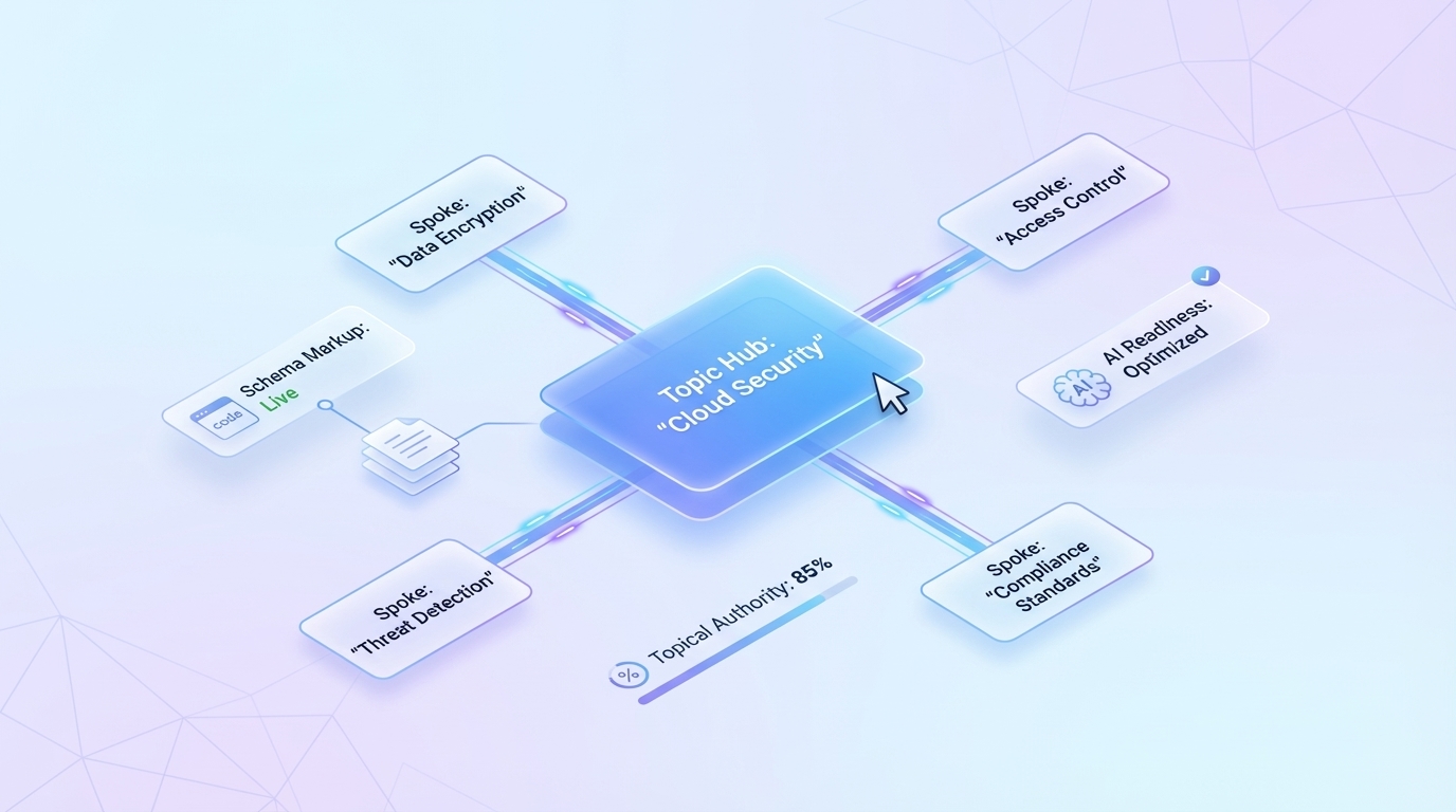 building a semantic web of content to establish deep topical authority