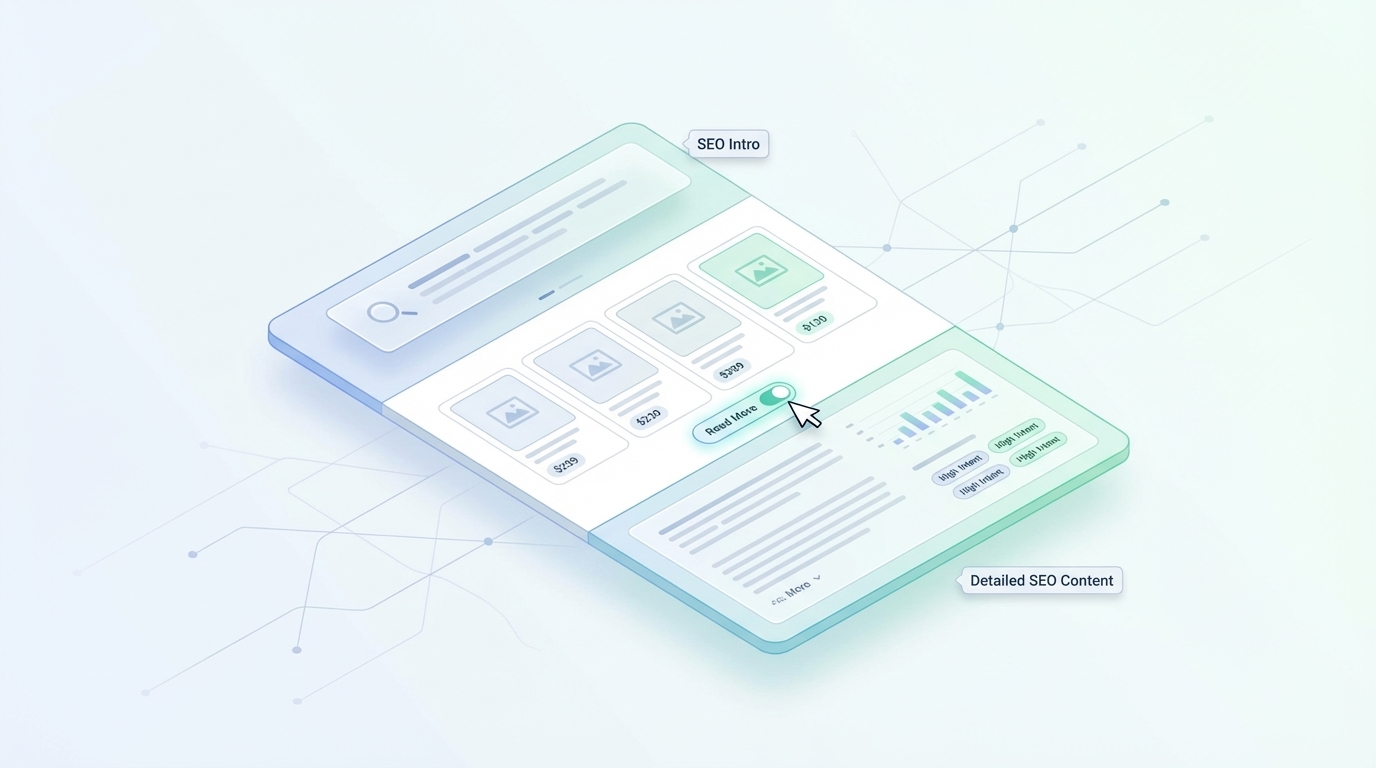 integrating seo copy on category pages without degrading user experience
