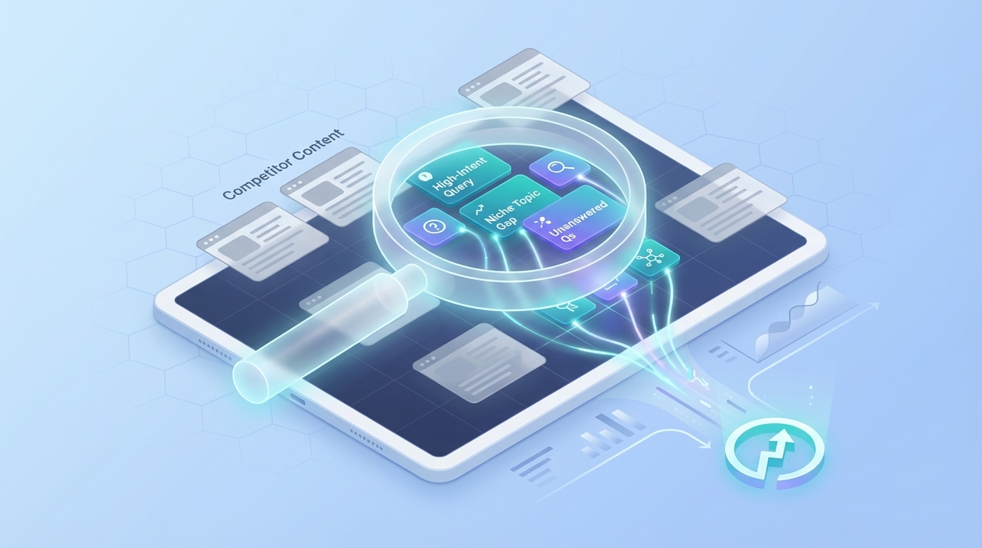 uncovering missed long tail variations using competitor content gap analysis