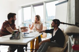 expert seo team meeting