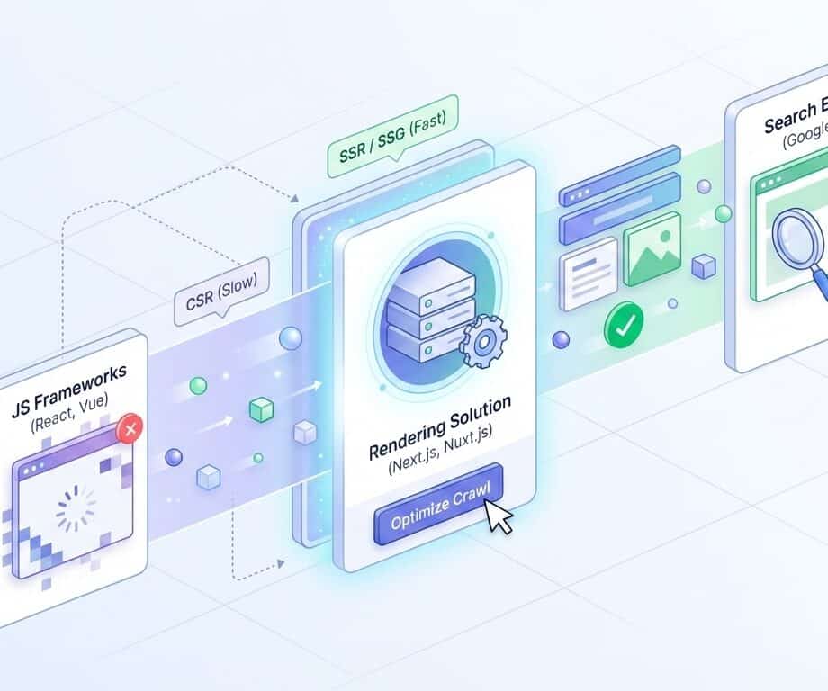 solving the specific seo challenges of javascript heavy startup frameworks