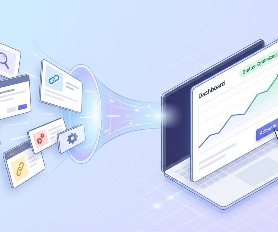 consolidating duplicate seo tool functionality to improve agency operating margins
