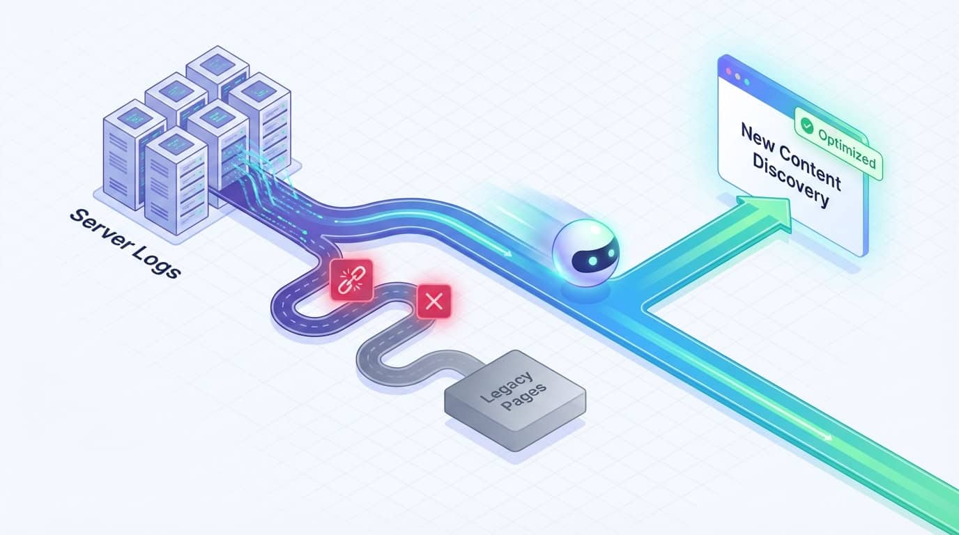 optimizing server log data to ensure crawl efficiency for new urls