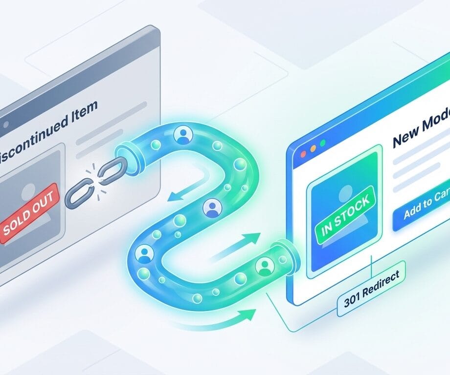 retaining organic traffic value from permanently discontinued products