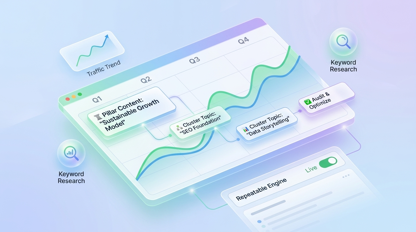 the complete blueprint for building a sustainable content marketing strategy