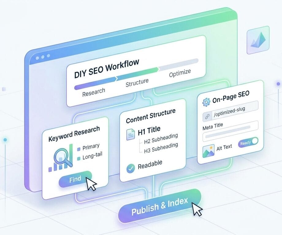 actionable steps for beginners attempting diy seo article writing