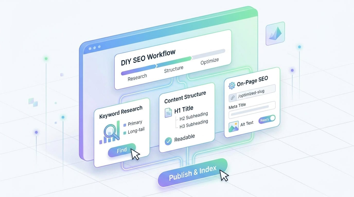 actionable steps for beginners attempting diy seo article writing