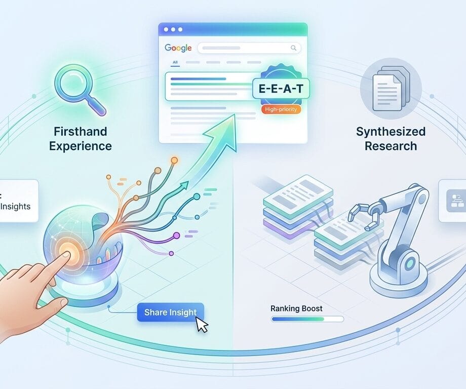 the growing importance of first hand experience over synthesized research